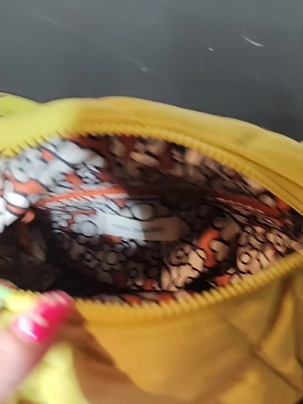Vera Bradley Quilted Yellow Blake Crossbody Pouch